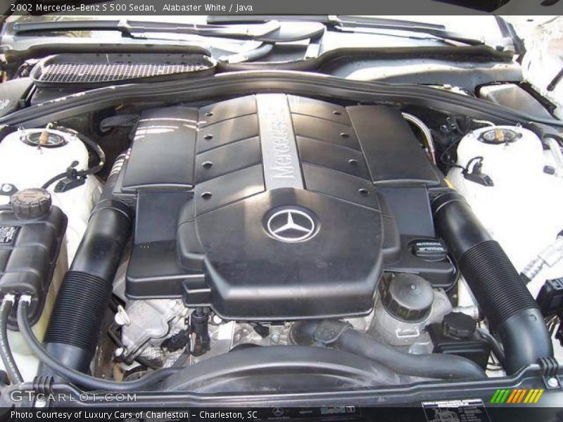 Alabaster White / Java 2002 Mercedes-Benz S 500 Sedan