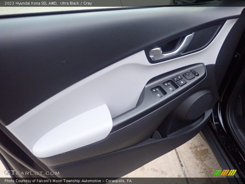 Ultra Black / Gray 2023 Hyundai Kona SEL AWD