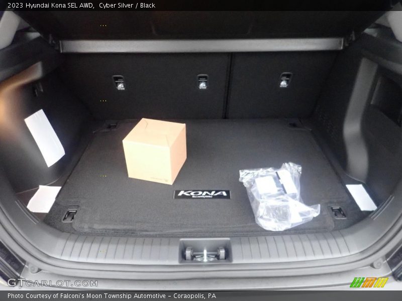 Cyber Silver / Black 2023 Hyundai Kona SEL AWD