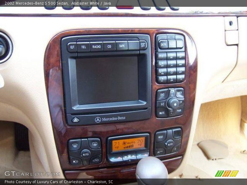 Alabaster White / Java 2002 Mercedes-Benz S 500 Sedan