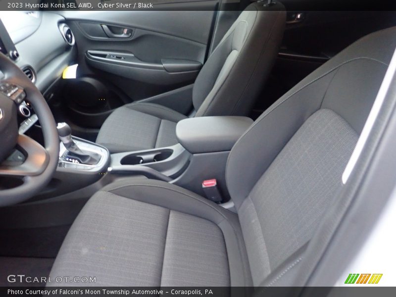 Cyber Silver / Black 2023 Hyundai Kona SEL AWD