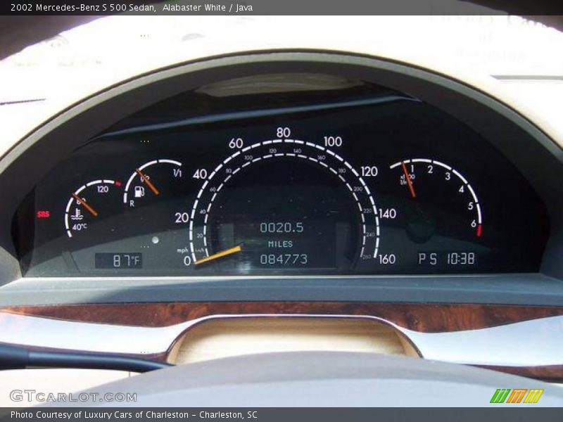 Alabaster White / Java 2002 Mercedes-Benz S 500 Sedan