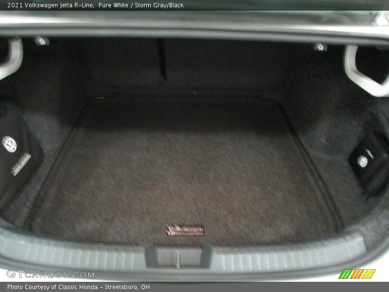 Pure White / Storm Gray/Black 2021 Volkswagen Jetta R-Line