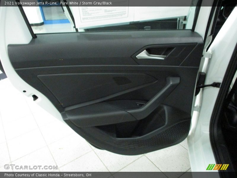 Pure White / Storm Gray/Black 2021 Volkswagen Jetta R-Line