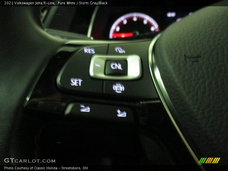 Pure White / Storm Gray/Black 2021 Volkswagen Jetta R-Line