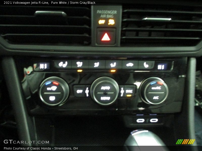 Pure White / Storm Gray/Black 2021 Volkswagen Jetta R-Line