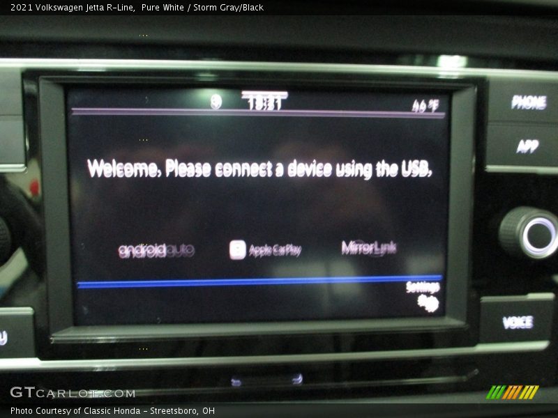 Pure White / Storm Gray/Black 2021 Volkswagen Jetta R-Line
