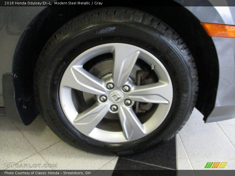 Modern Steel Metallic / Gray 2018 Honda Odyssey EX-L