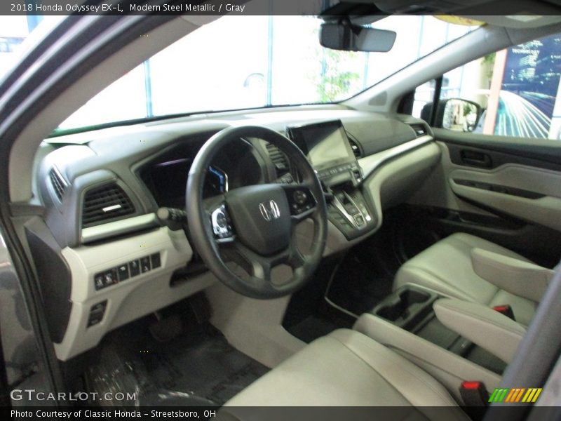 Modern Steel Metallic / Gray 2018 Honda Odyssey EX-L