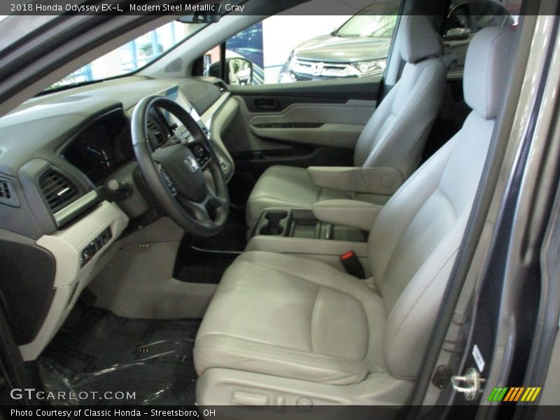 Modern Steel Metallic / Gray 2018 Honda Odyssey EX-L