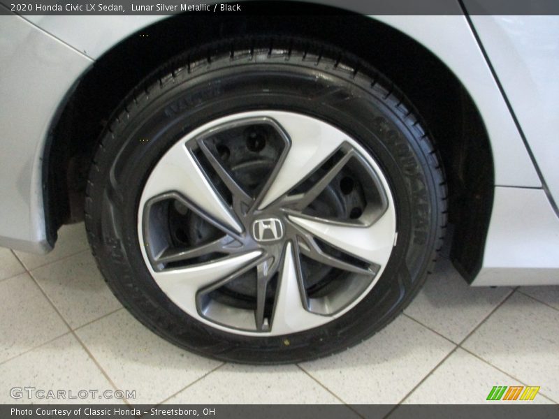 Lunar Silver Metallic / Black 2020 Honda Civic LX Sedan