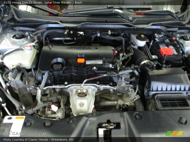 Lunar Silver Metallic / Black 2020 Honda Civic LX Sedan