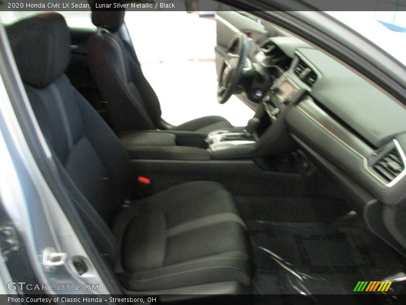 Lunar Silver Metallic / Black 2020 Honda Civic LX Sedan