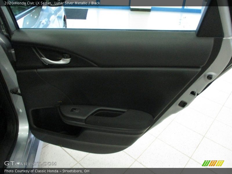 Lunar Silver Metallic / Black 2020 Honda Civic LX Sedan
