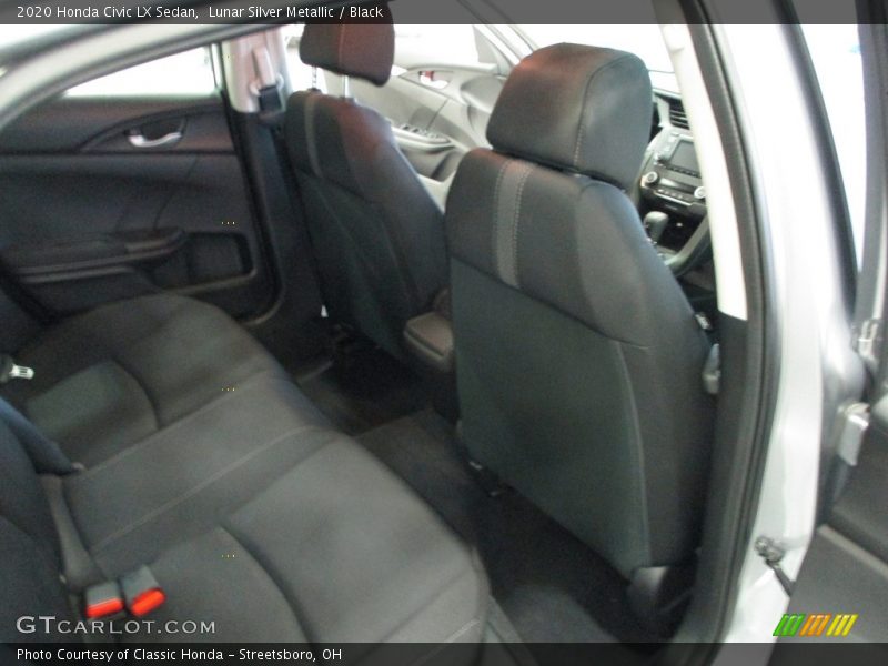 Lunar Silver Metallic / Black 2020 Honda Civic LX Sedan