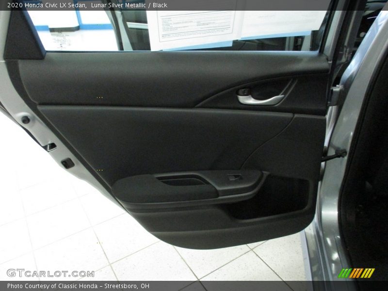 Lunar Silver Metallic / Black 2020 Honda Civic LX Sedan