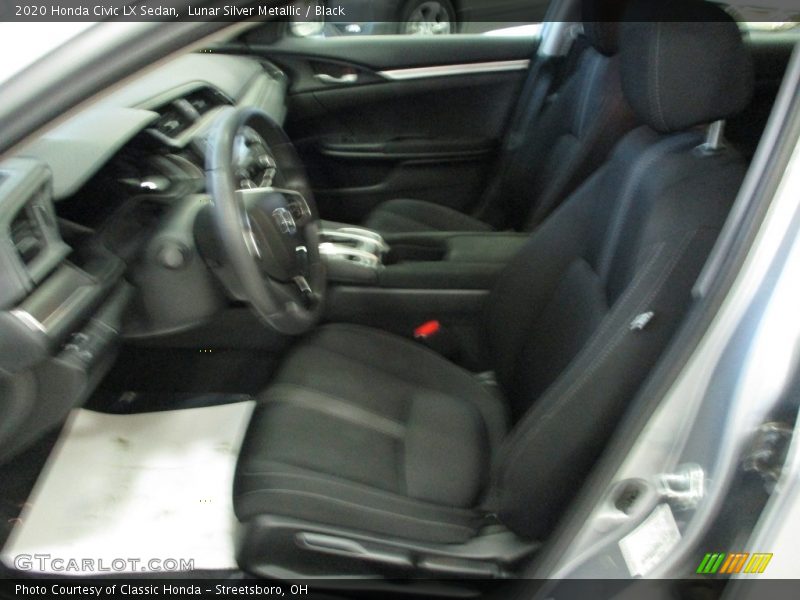 Lunar Silver Metallic / Black 2020 Honda Civic LX Sedan