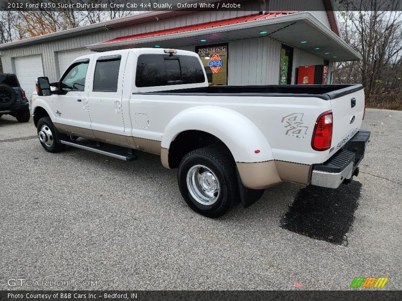 Oxford White / Adobe 2012 Ford F350 Super Duty Lariat Crew Cab 4x4 Dually
