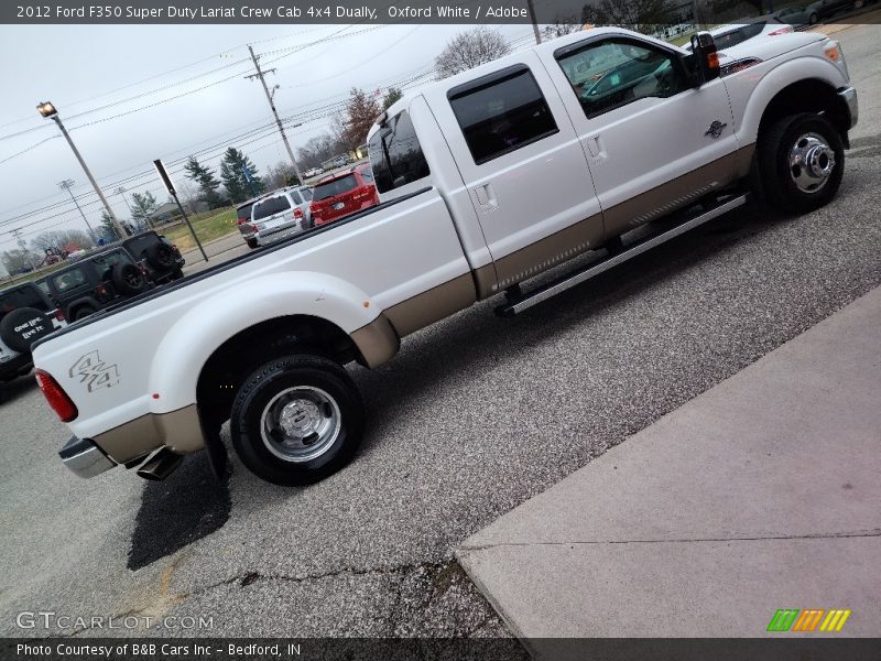 Oxford White / Adobe 2012 Ford F350 Super Duty Lariat Crew Cab 4x4 Dually