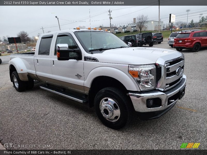Oxford White / Adobe 2012 Ford F350 Super Duty Lariat Crew Cab 4x4 Dually