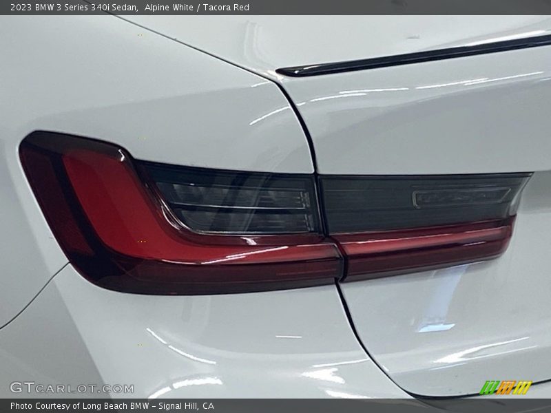 Alpine White / Tacora Red 2023 BMW 3 Series 340i Sedan