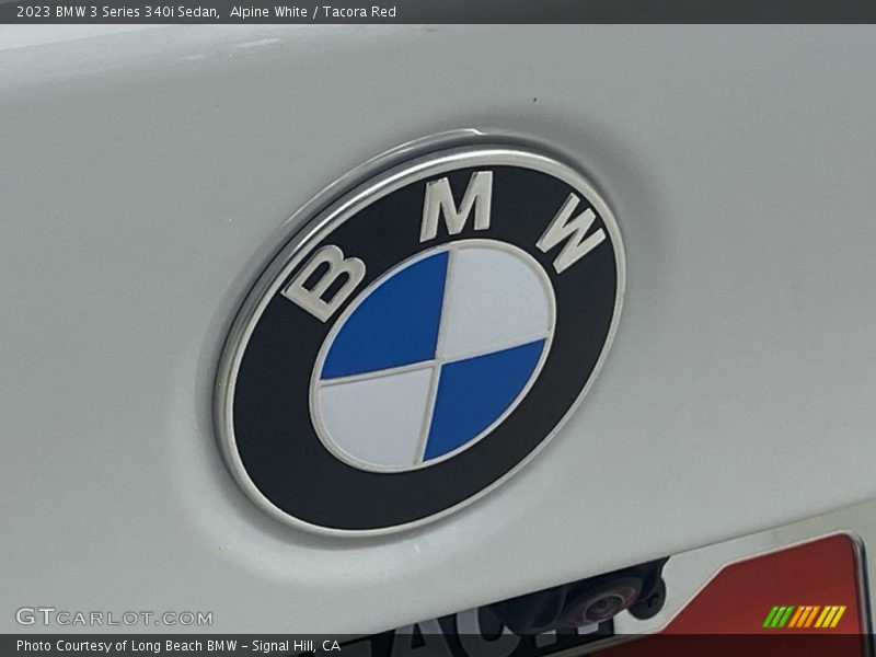 Alpine White / Tacora Red 2023 BMW 3 Series 340i Sedan