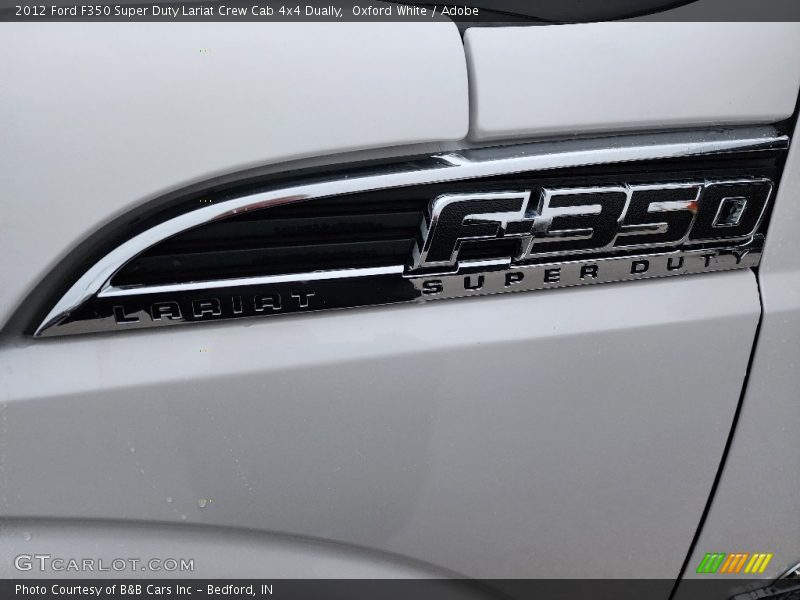 Oxford White / Adobe 2012 Ford F350 Super Duty Lariat Crew Cab 4x4 Dually