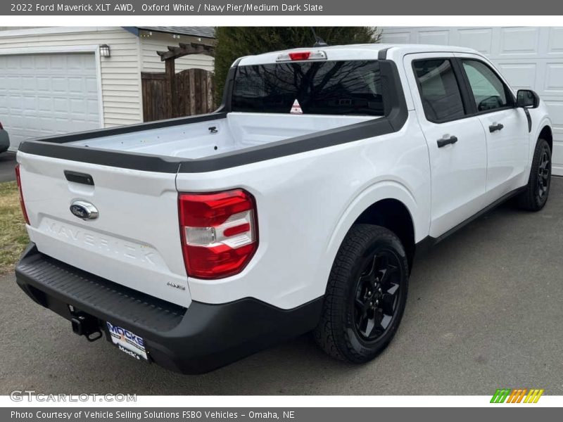 Oxford White / Navy Pier/Medium Dark Slate 2022 Ford Maverick XLT AWD