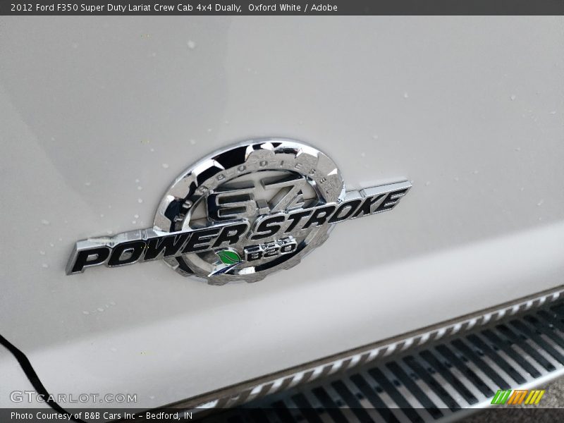 Oxford White / Adobe 2012 Ford F350 Super Duty Lariat Crew Cab 4x4 Dually