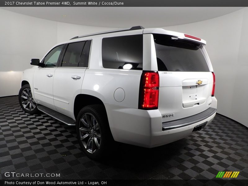 Summit White / Cocoa/Dune 2017 Chevrolet Tahoe Premier 4WD