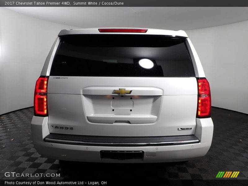 Summit White / Cocoa/Dune 2017 Chevrolet Tahoe Premier 4WD