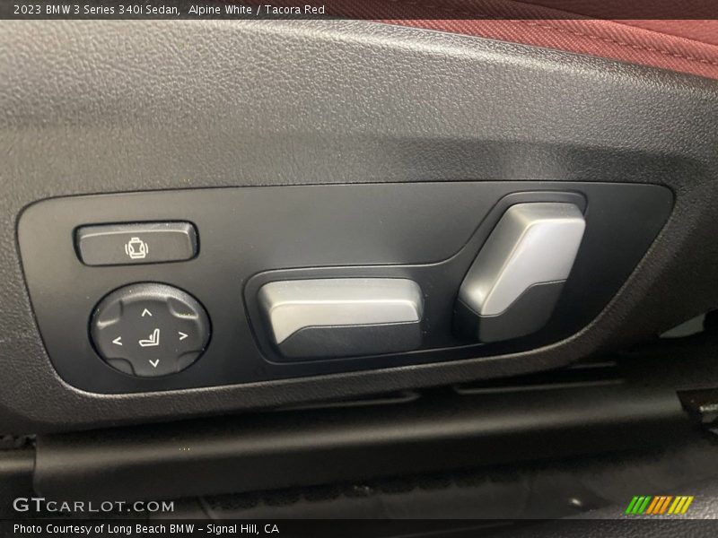 Alpine White / Tacora Red 2023 BMW 3 Series 340i Sedan