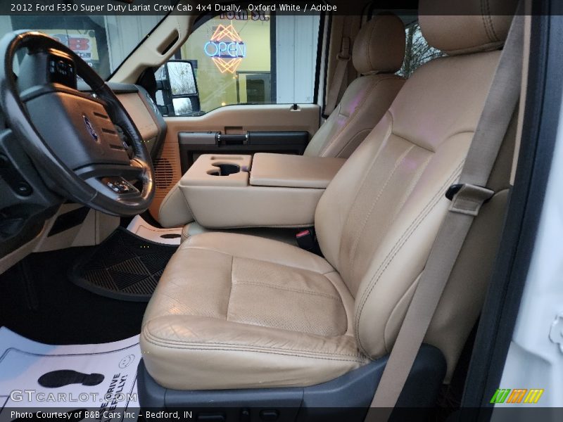 Oxford White / Adobe 2012 Ford F350 Super Duty Lariat Crew Cab 4x4 Dually