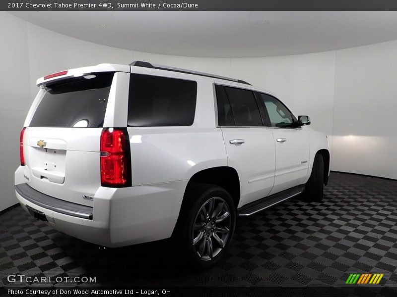 Summit White / Cocoa/Dune 2017 Chevrolet Tahoe Premier 4WD