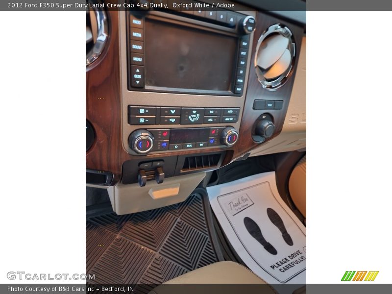 Oxford White / Adobe 2012 Ford F350 Super Duty Lariat Crew Cab 4x4 Dually