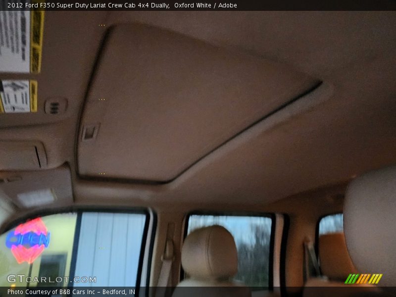 Oxford White / Adobe 2012 Ford F350 Super Duty Lariat Crew Cab 4x4 Dually