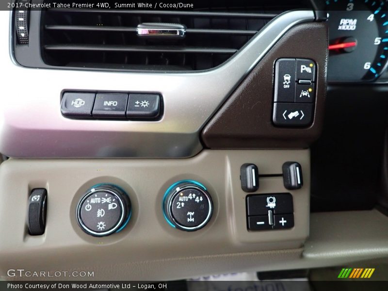 Summit White / Cocoa/Dune 2017 Chevrolet Tahoe Premier 4WD