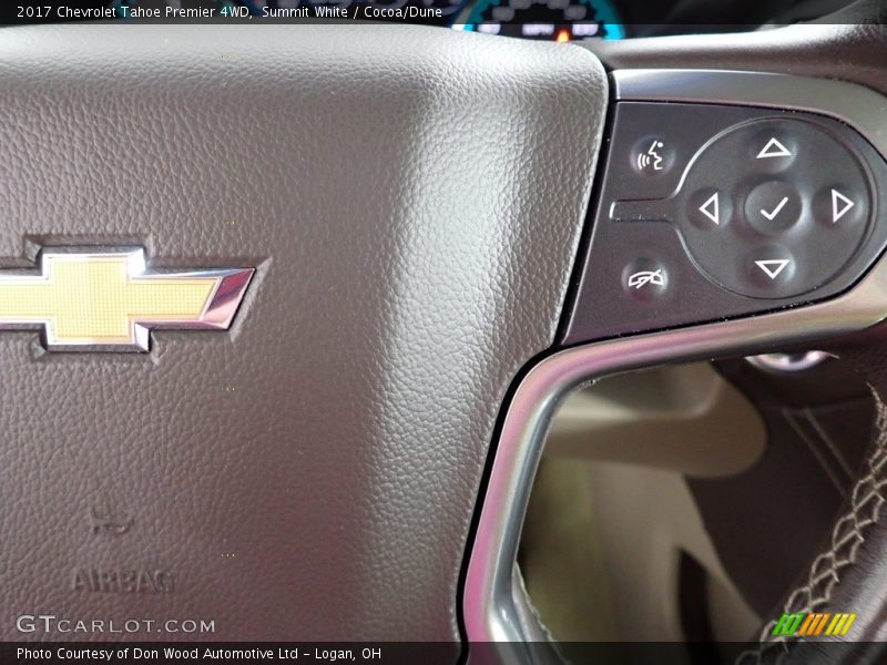 Summit White / Cocoa/Dune 2017 Chevrolet Tahoe Premier 4WD