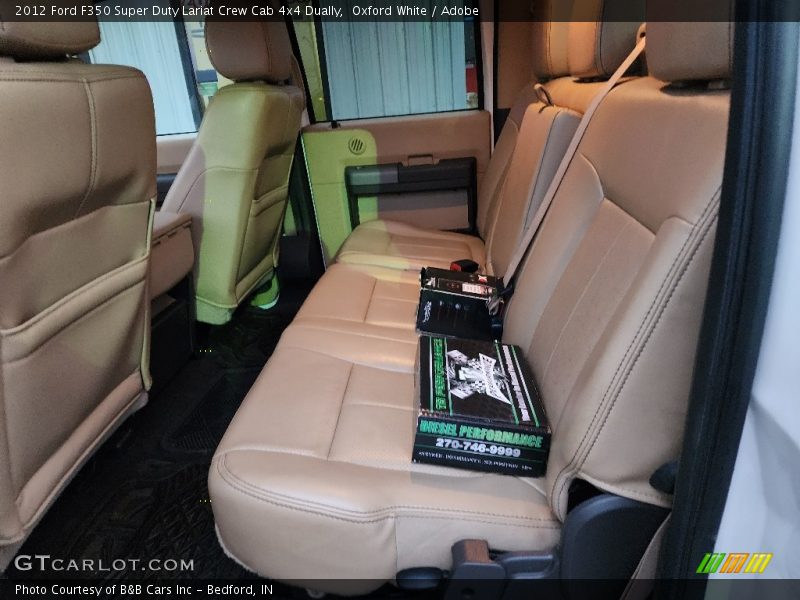 Oxford White / Adobe 2012 Ford F350 Super Duty Lariat Crew Cab 4x4 Dually