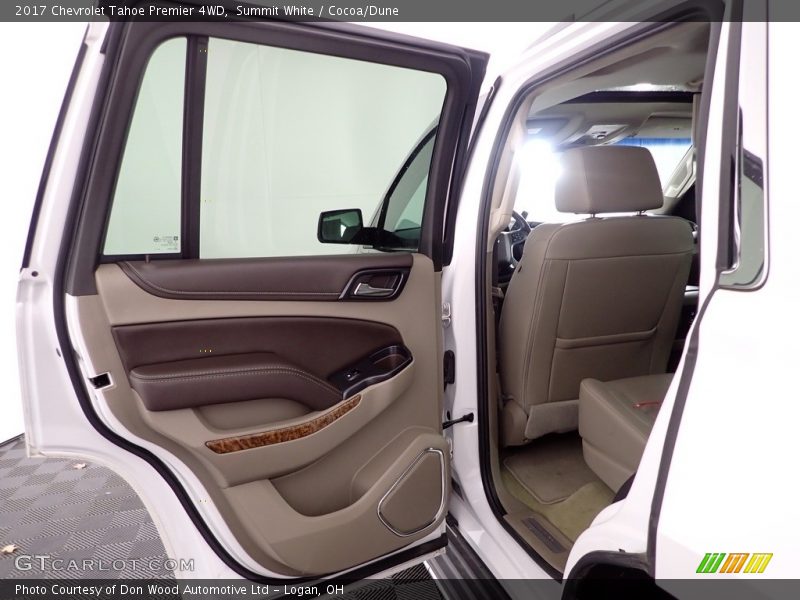 Summit White / Cocoa/Dune 2017 Chevrolet Tahoe Premier 4WD