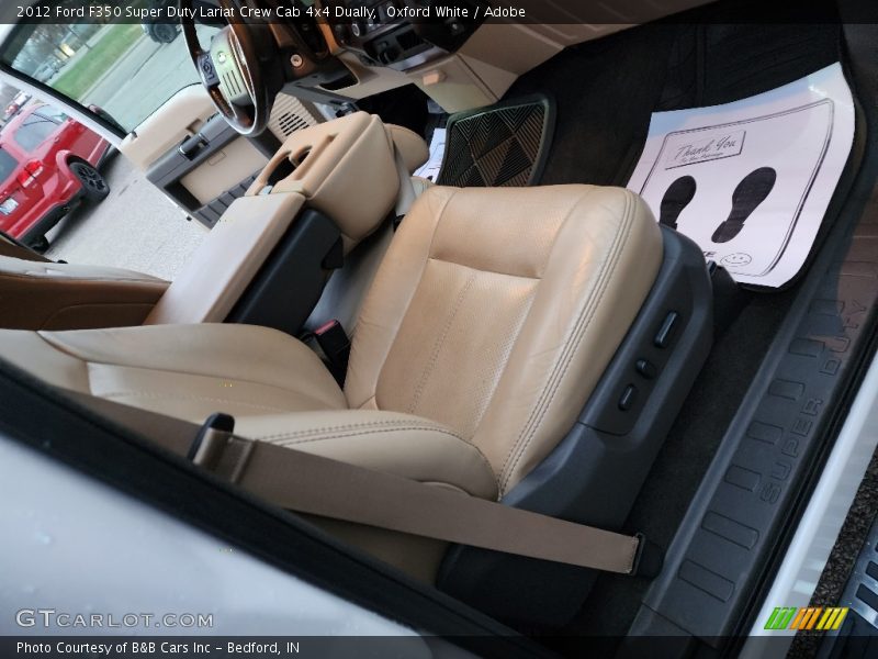 Oxford White / Adobe 2012 Ford F350 Super Duty Lariat Crew Cab 4x4 Dually