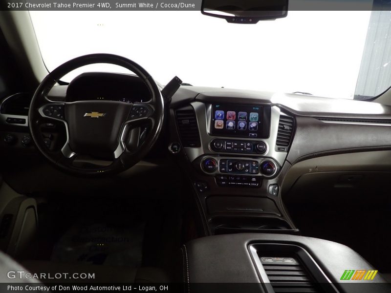 Summit White / Cocoa/Dune 2017 Chevrolet Tahoe Premier 4WD