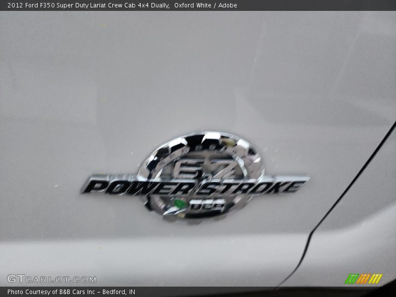 Oxford White / Adobe 2012 Ford F350 Super Duty Lariat Crew Cab 4x4 Dually