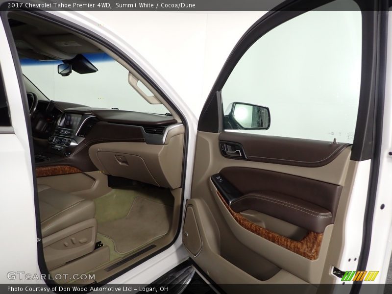 Summit White / Cocoa/Dune 2017 Chevrolet Tahoe Premier 4WD