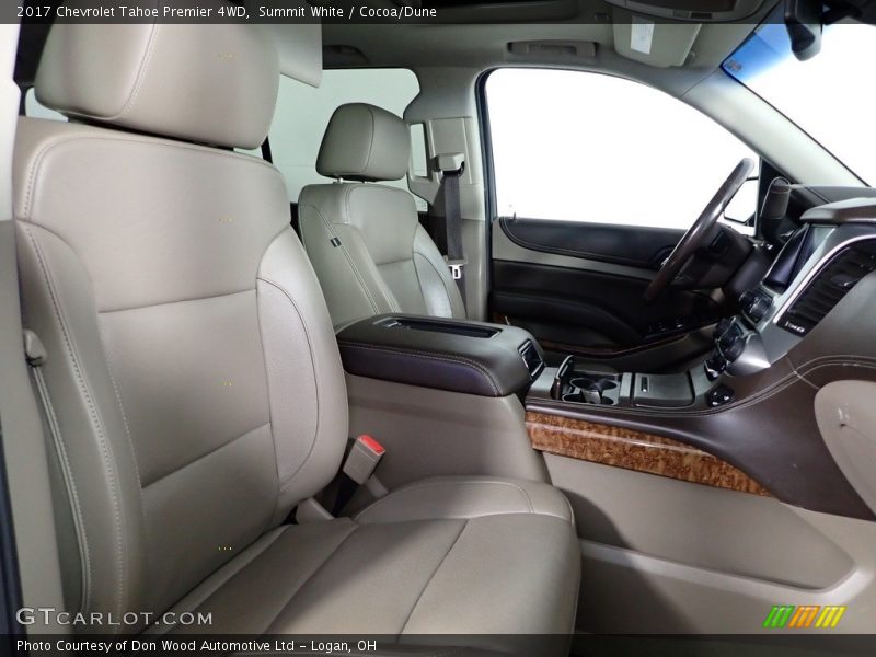 Summit White / Cocoa/Dune 2017 Chevrolet Tahoe Premier 4WD