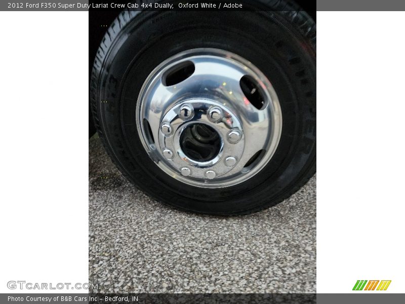 Oxford White / Adobe 2012 Ford F350 Super Duty Lariat Crew Cab 4x4 Dually