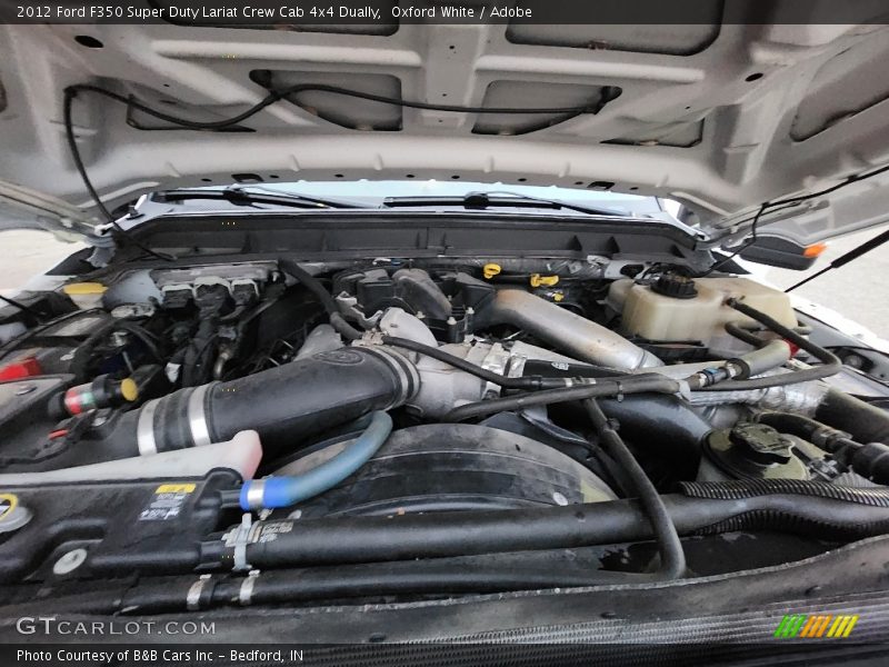 Oxford White / Adobe 2012 Ford F350 Super Duty Lariat Crew Cab 4x4 Dually