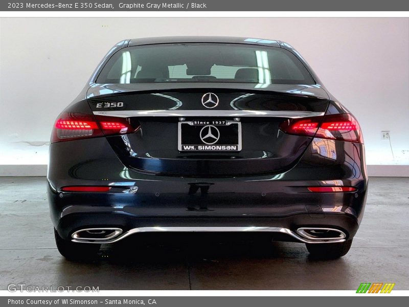 Graphite Gray Metallic / Black 2023 Mercedes-Benz E 350 Sedan
