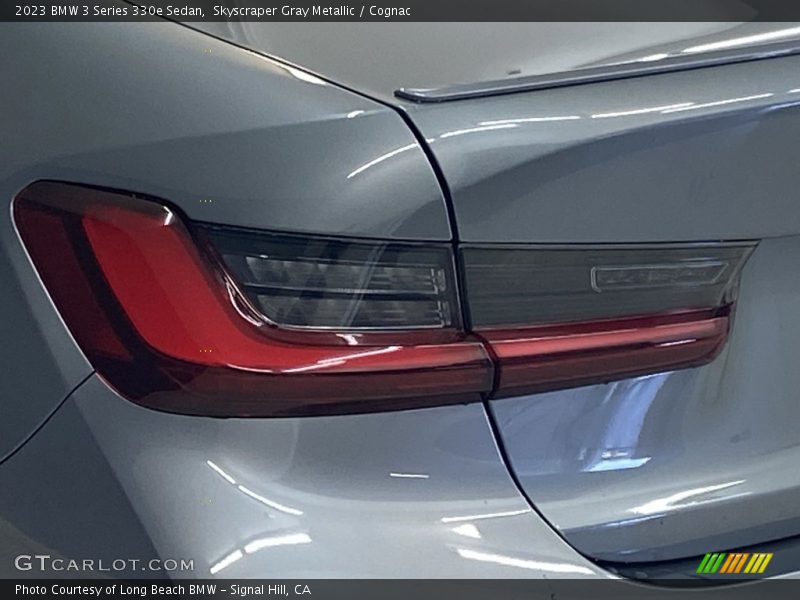 Skyscraper Gray Metallic / Cognac 2023 BMW 3 Series 330e Sedan