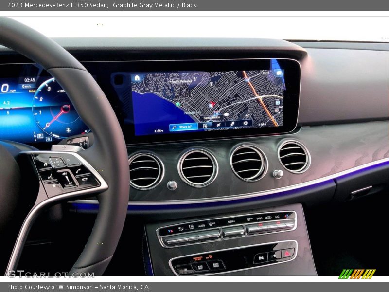 Graphite Gray Metallic / Black 2023 Mercedes-Benz E 350 Sedan